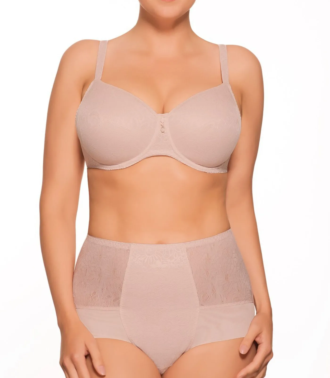 Ulla Dessous Corrigerende slip met hoge taille Alice beige Clearance