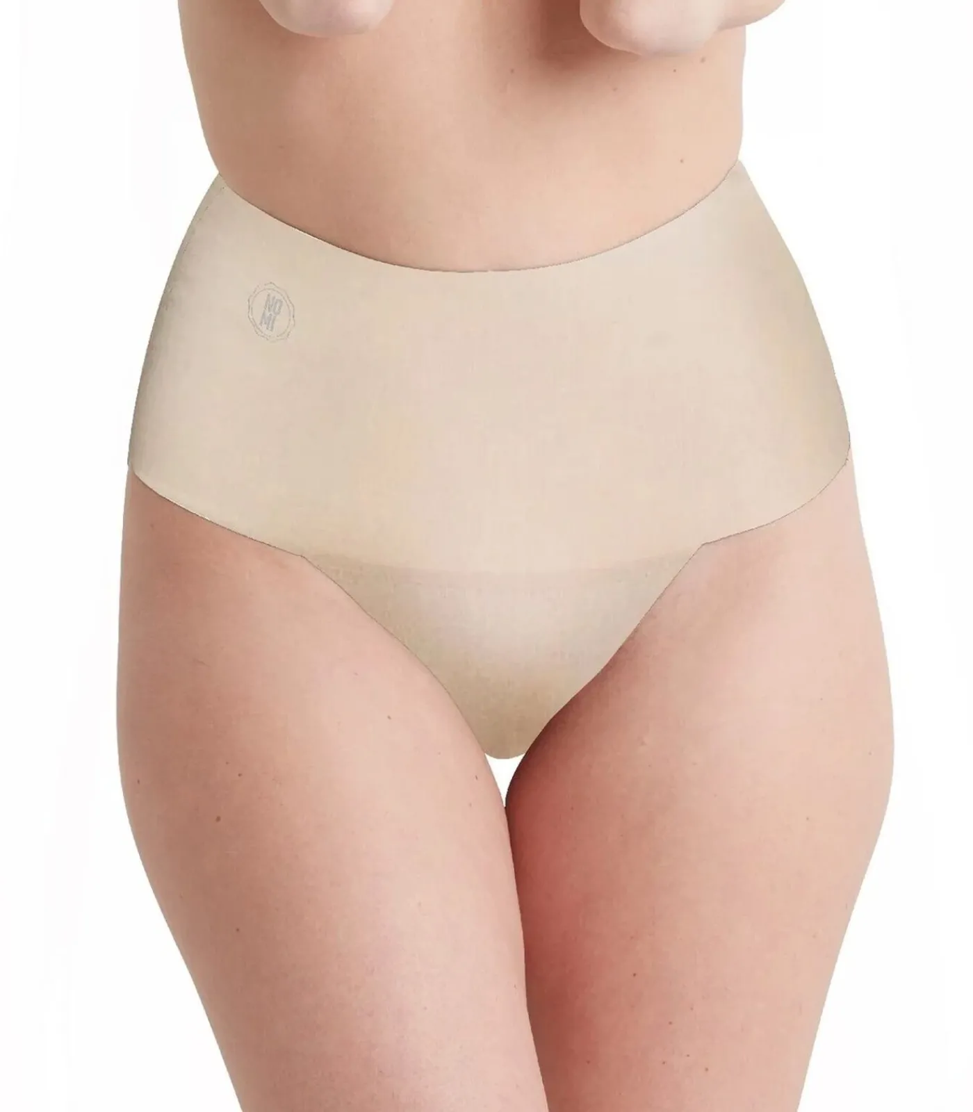 NOMI Corrigerende string - Sleek Smooth Thong - Shapewear string - Zwart - Huidskleur beige
