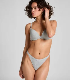 Hunkemöller Cotton Thong gray Hot