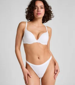 Hunkemöller Cotton Thong white Discount