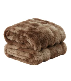 ADMAS Couverture plaid d'intérieur Rabbit Bubble brown Discount