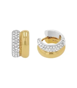 JOOP! Creole voor dames, roestvrij staal, zirkonia gold/silver Best