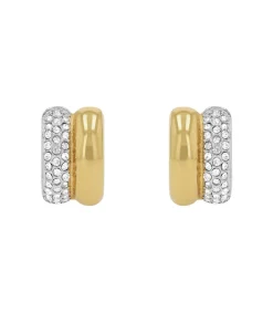 JOOP! Creole voor dames, roestvrij staal, zirkonia gold/silver Best