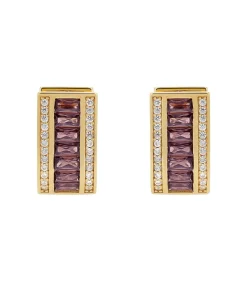 JOOP! Creole voor dames, zilver 925, zirkonia gold New