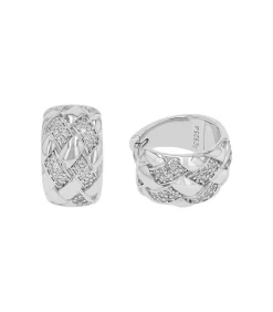 JOOP! Creole voor dames, zilver 925, zirkonia silver Discount
