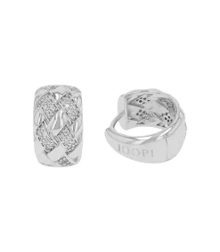 JOOP! Creole voor dames, zilver 925, zirkonia silver Discount