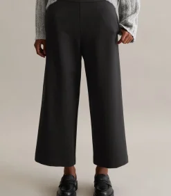 Marc O’Polo DENIM Culottes van regular jersey black