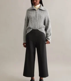 Marc O’Polo DENIM Culottes van regular jersey black