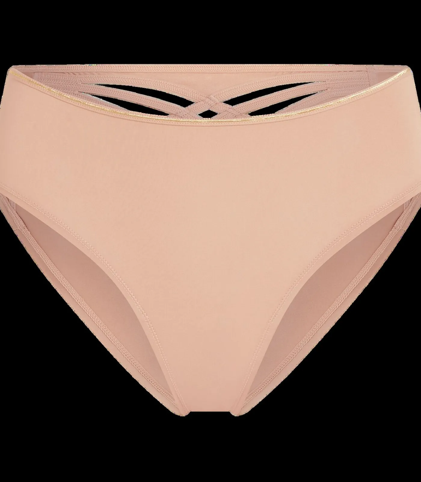 Marlies Dekkers Dame de paris 8 cm brazilian slip glossy XL camel Best