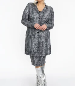 YOEK Dames Blazer met knoopsluiting gray Outlet