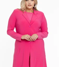 YOEK Dames Blazer met lange mouwen pink Best