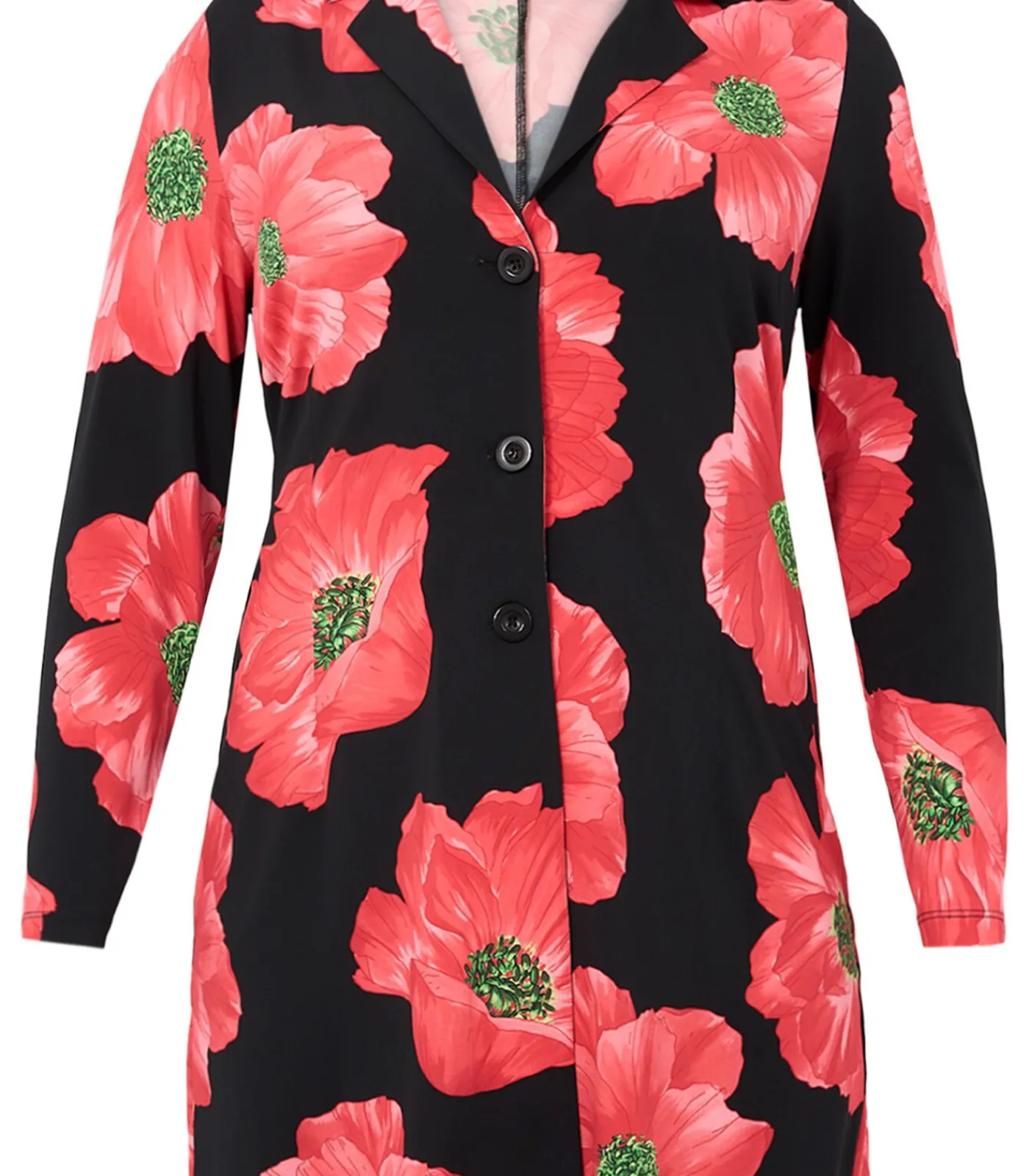 YOEK Dames Blazer met lange mouwen red Hot