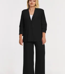 YOEK Dames Blazer met lange mouwen black New