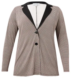 YOEK Dames Blazer met lange mouwen terracotta Sale