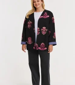 YOEK Dames Blazer met lange mouwen black New