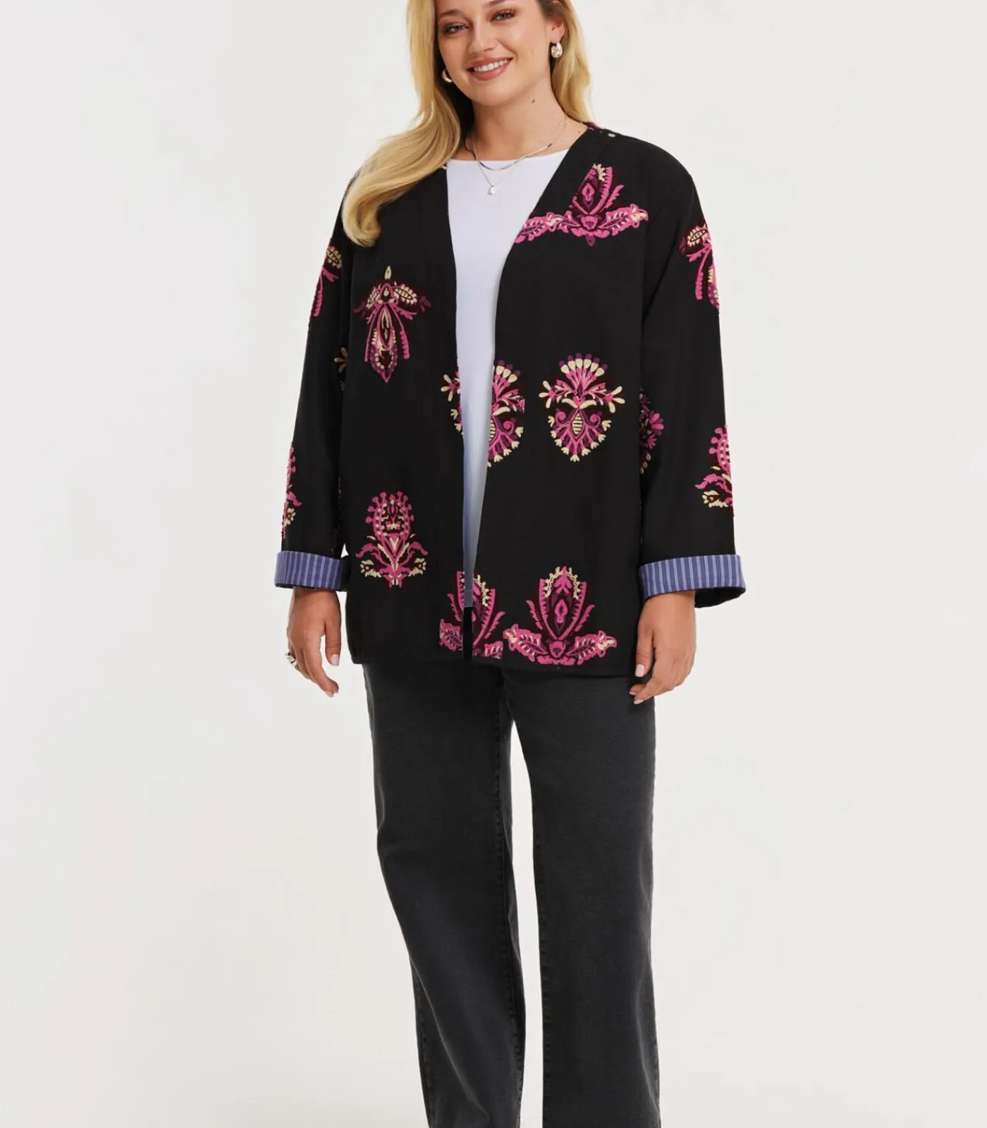 YOEK Dames Blazer met lange mouwen black New