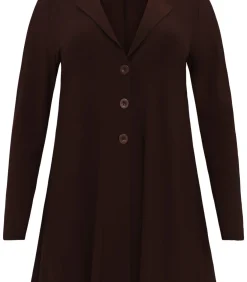 YOEK Dames Blazer met lange mouwen brown