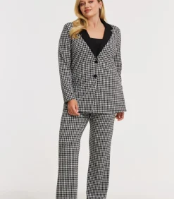 YOEK Dames Blazer print black Outlet