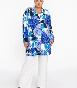 YOEK Dames Blazer print purple Outlet