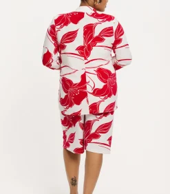 YOEK Dames Blazer print red