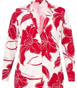 YOEK Dames Blazer print red