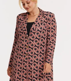 YOEK Dames Blazer print black Sale