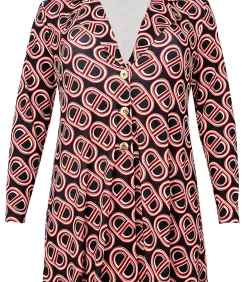 YOEK Dames Blazer print black Sale
