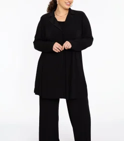 YOEK Dames Blazer wijde pasvorm black Hot