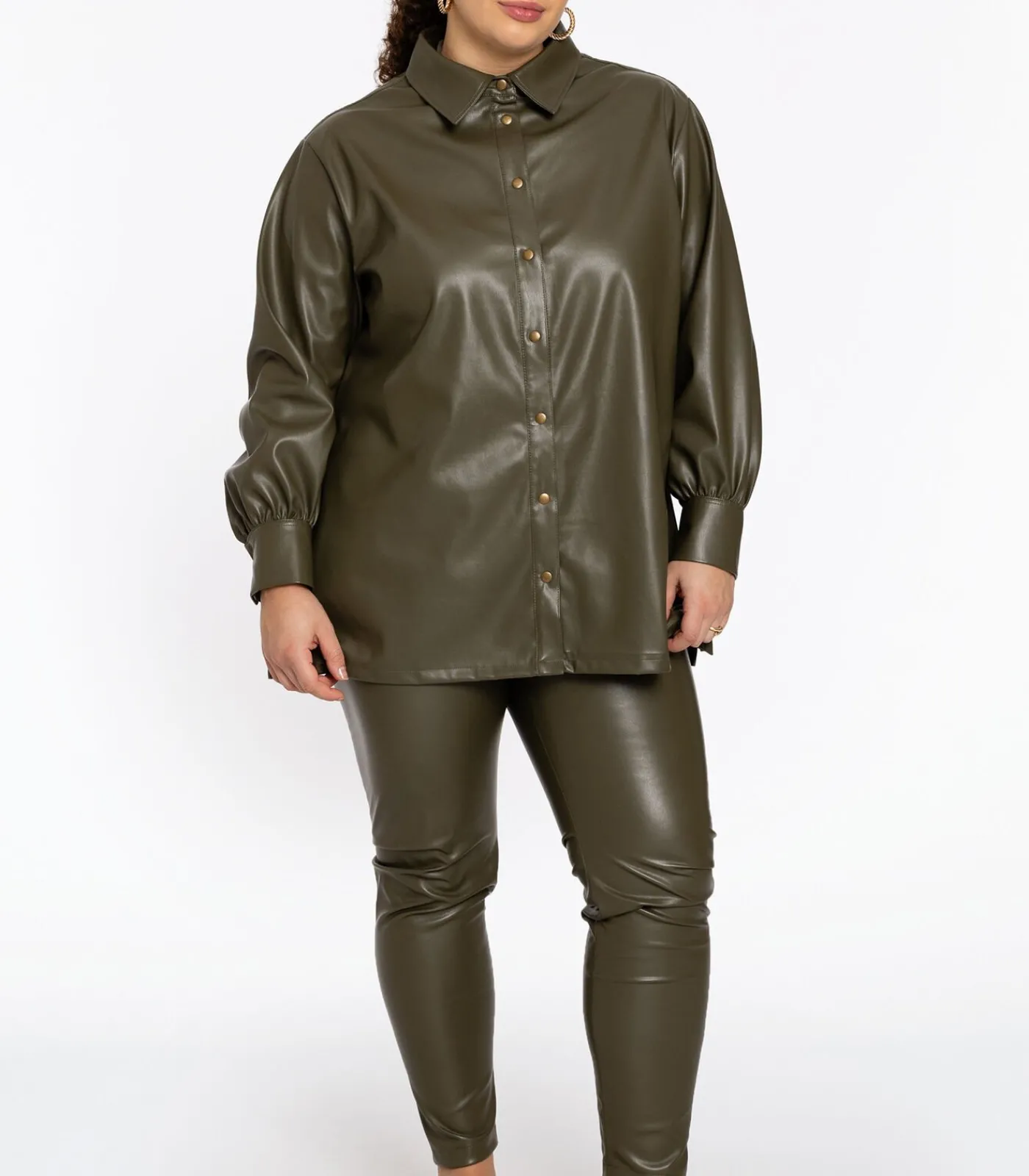 YOEK Dames Blouse met lange mouwen lightGreen Outlet