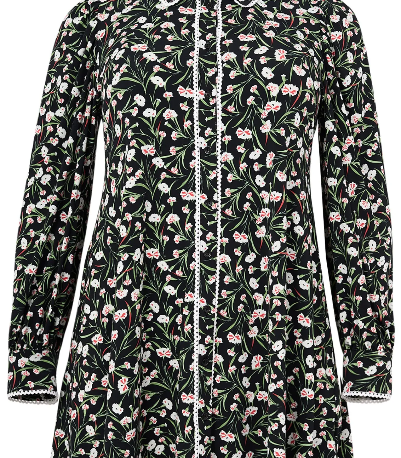 YOEK Dames Blouse print black Outlet