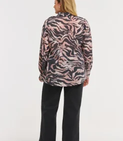 YOEK Dames Blouse print black Online