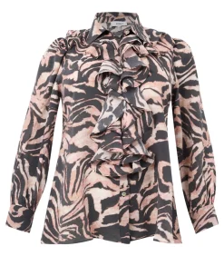 YOEK Dames Blouse print black Online