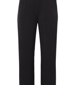YOEK Dames Broek met een elastieken tailleband black Outlet