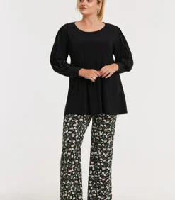 YOEK Dames Broek print black Sale