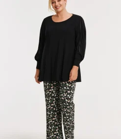 YOEK Dames Broek print black Sale