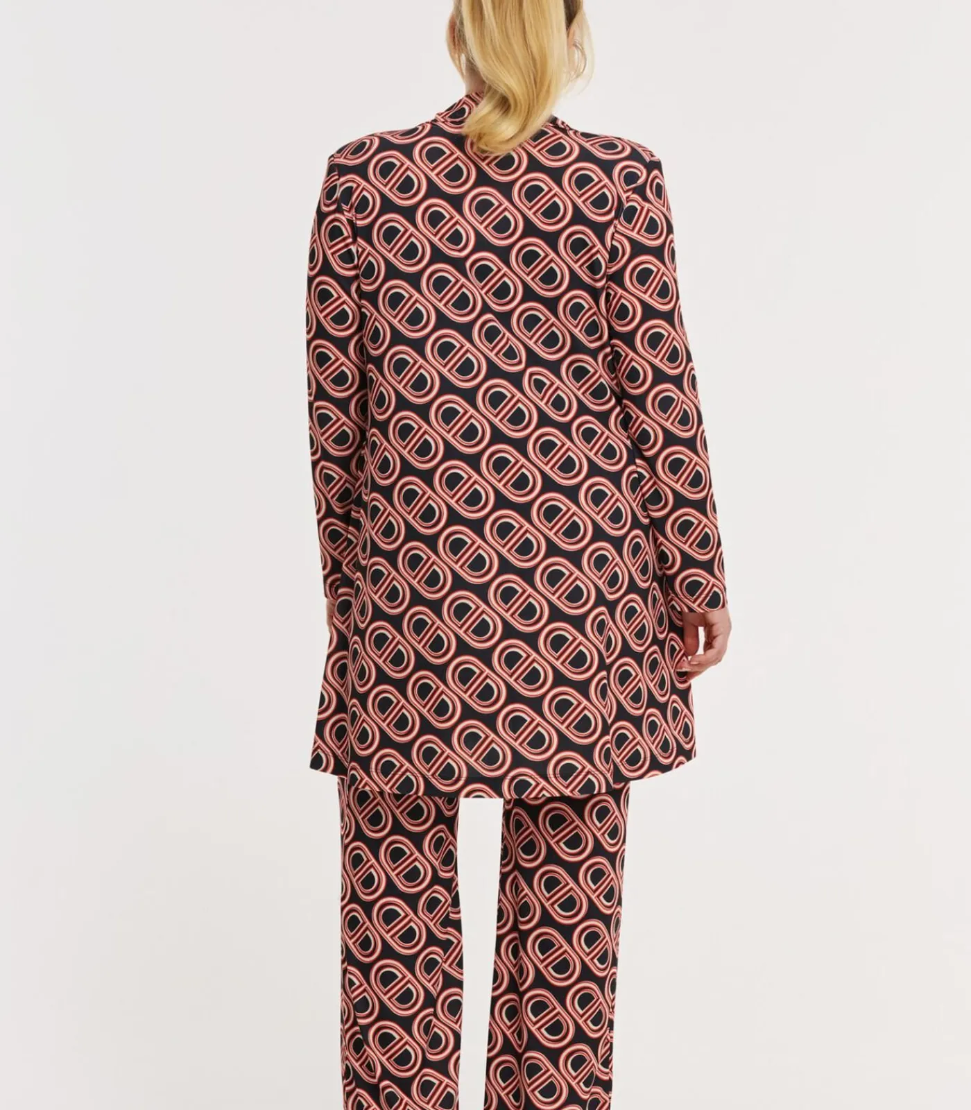 YOEK Dames Broek print black