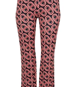YOEK Dames Broek print black