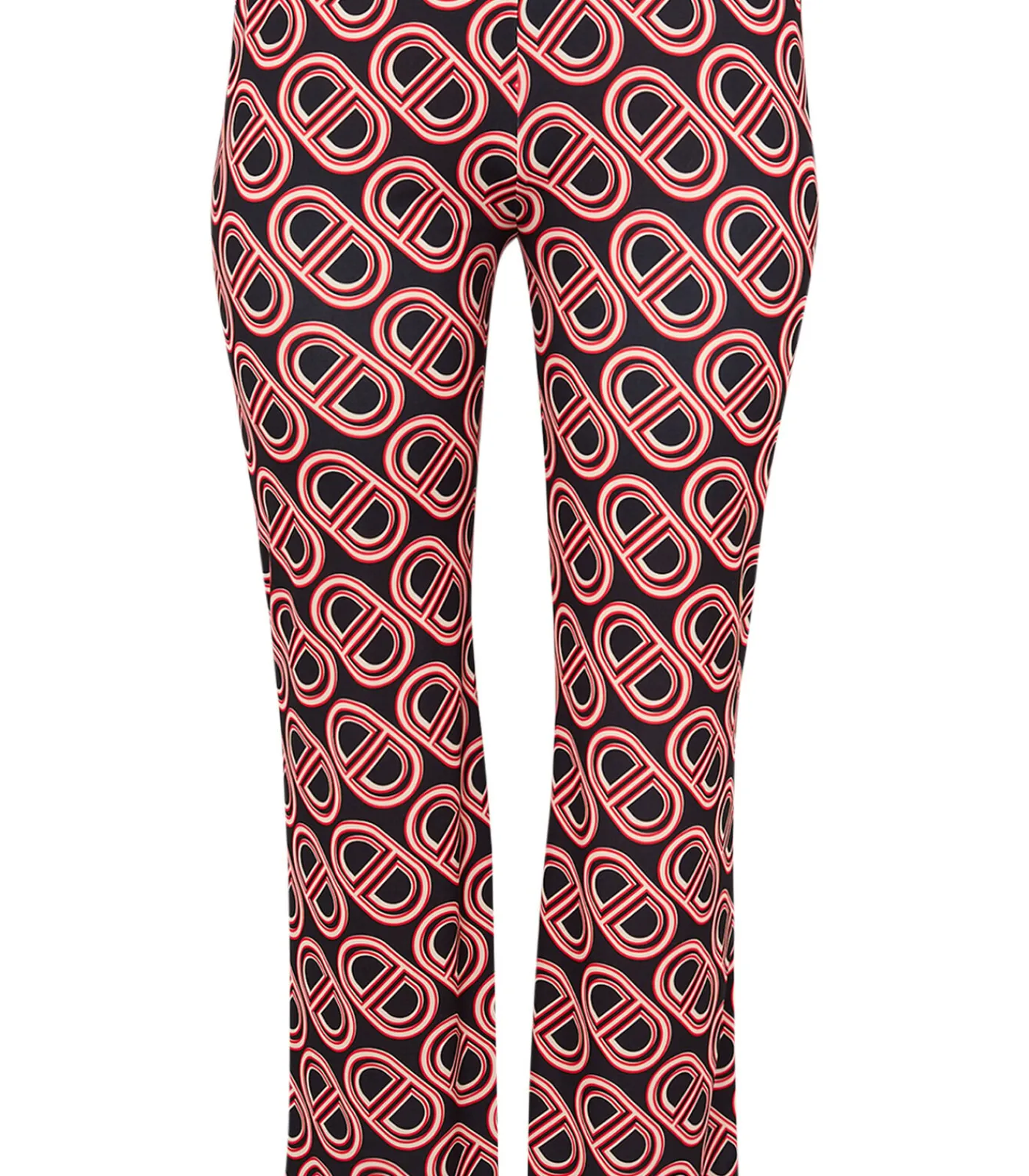 YOEK Dames Broek print black