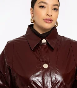 YOEK Dames Jacket print darkRed Online