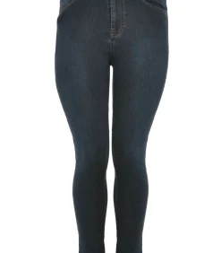 YOEK Dames Jeans jeans high waist darkBlue Outlet
