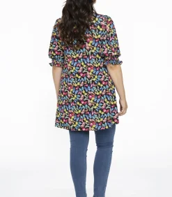 YOEK Dames Jeans met een elastieken tailleband blueJeans Clearance