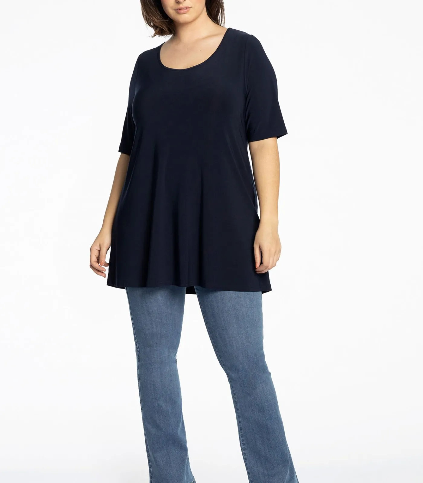 YOEK Dames Jeans Slim Fit Indigo Outlet