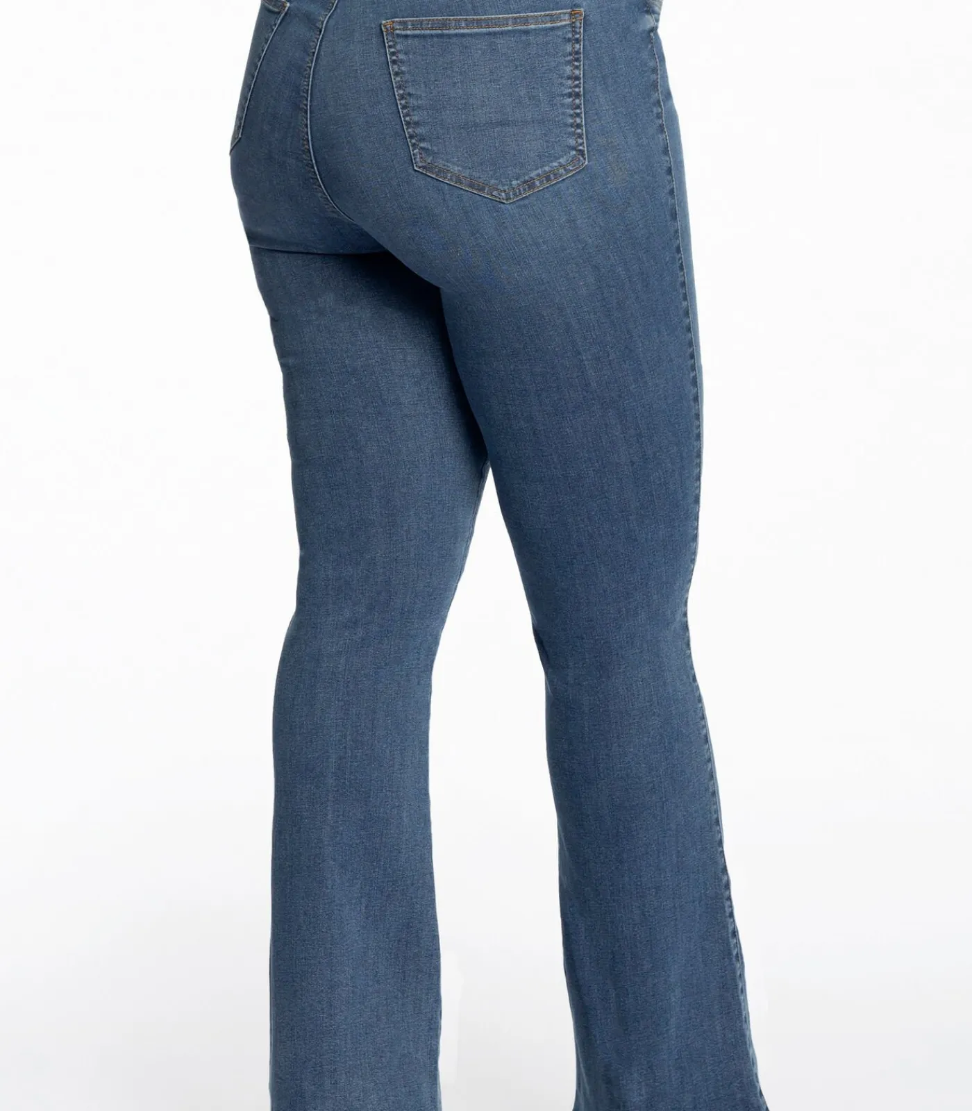 YOEK Dames Jeans Slim Fit Indigo Outlet