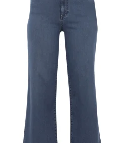 YOEK Dames Jeans Wide Fit Indigo Sale