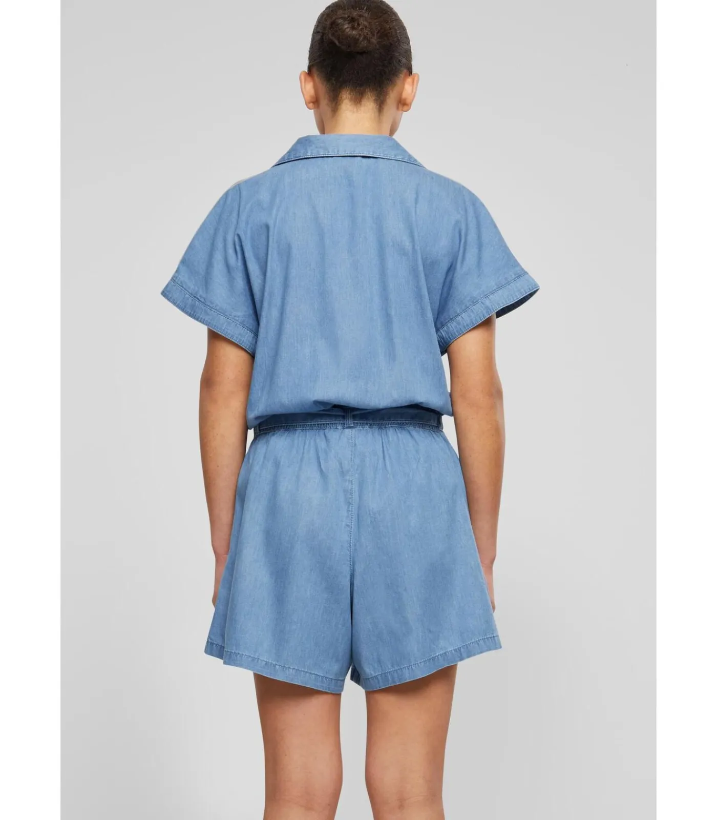 Urban Classics Dames jumpsuit blue