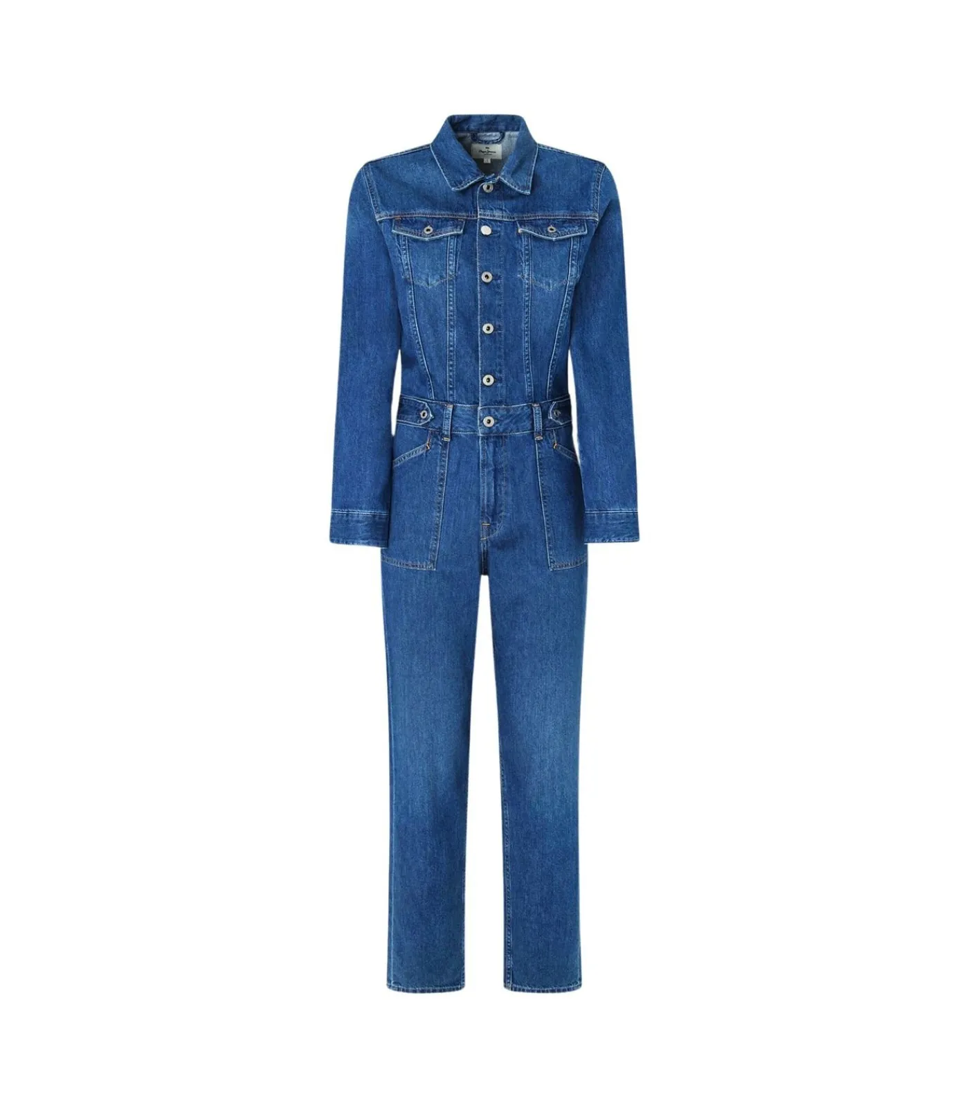Pepe Jeans Dames jumpsuit Hunter Utility blue Online