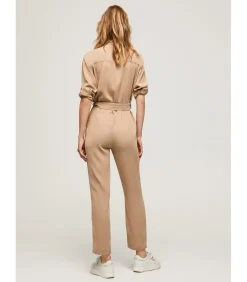 Pepe Jeans Dames jumpsuit Jeans Lola beige Hot