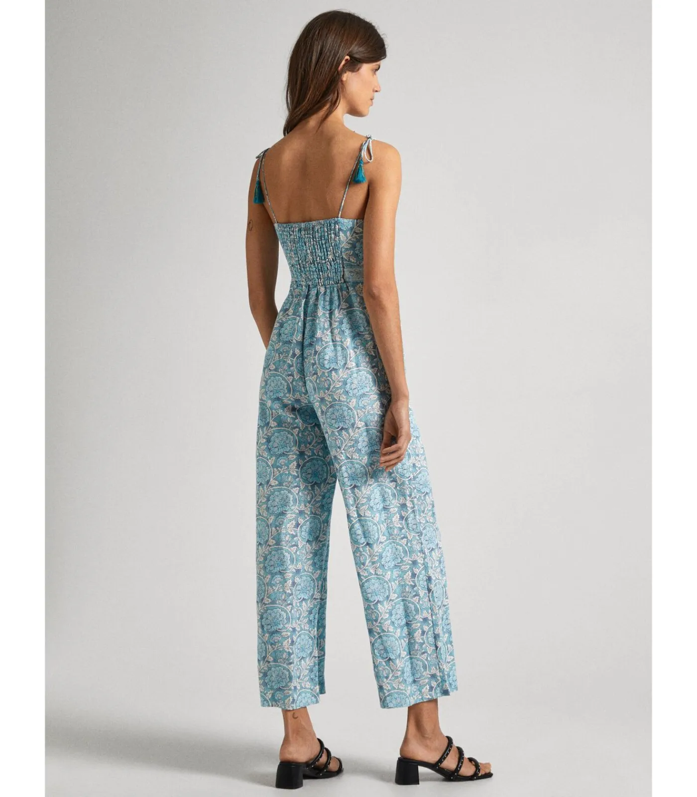 Pepe Jeans Dames jumpsuit Matilde blue Discount