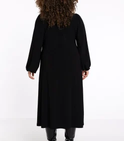 YOEK Dames Jurk met lange mouwen black Outlet