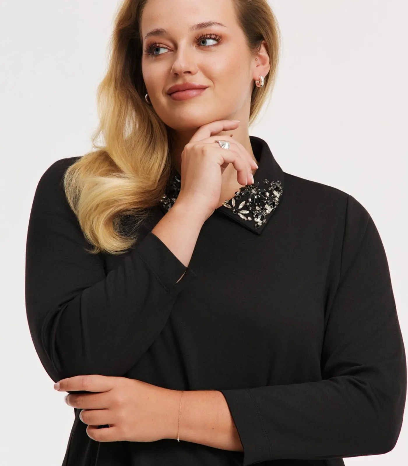 YOEK Dames Jurk print black Discount